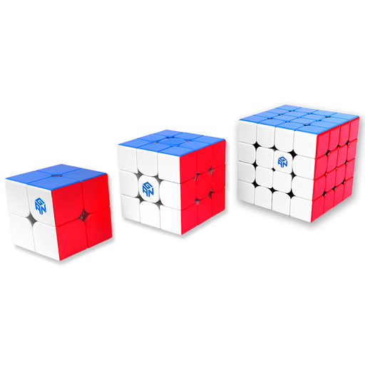 GAN Gift Box 2x2, 3x3 & 4x4 - GAN 251M Air + GAN 11M + GAN460M - DailyPuzzles